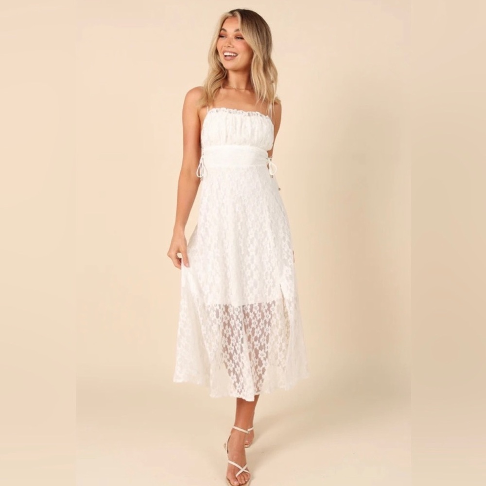 Quinn Lace Midi Dress NWT